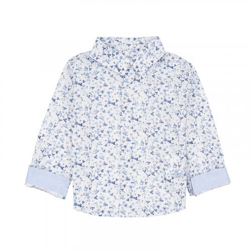 Nanán Camicia blu a fiori Hotsell