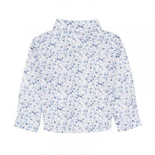 Nanán Camicia blu a fiori Hotsell
