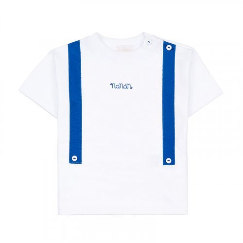 Nanán T-shirt c/bretelle bianco Ultimo giorno