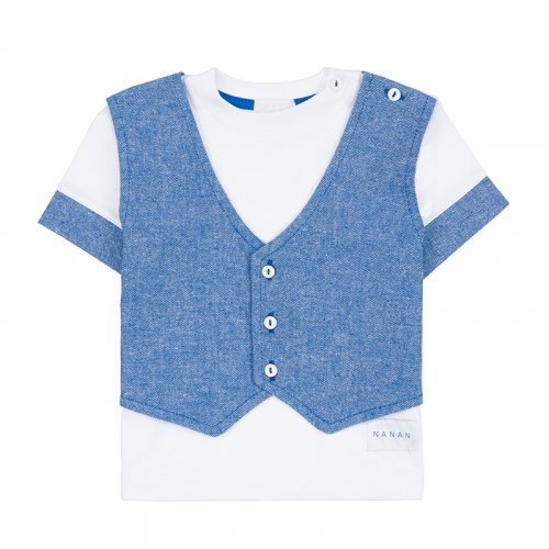 Nanán T-shirt con gilet