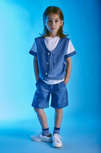 Nanán T-shirt con gilet Fino al 65% di sconto