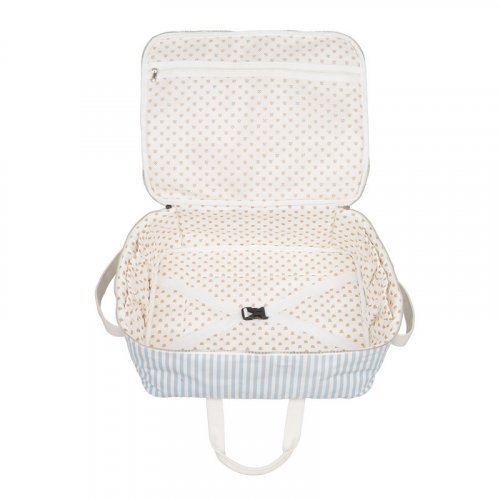 Nanán Borsa mamma canvas azzurra Offerte