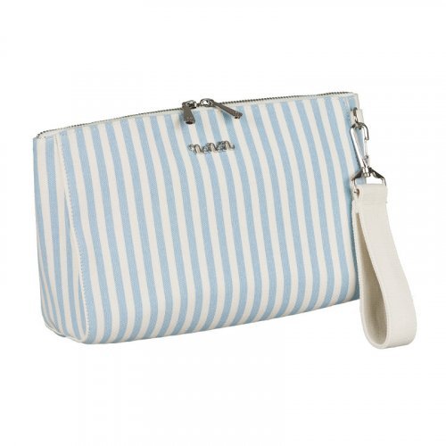 Nanán Pochette canvas azzurra Sconto di tempo limitato