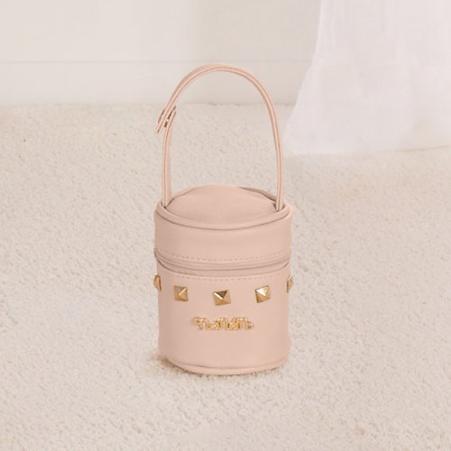 Nanán Portaciuccio rosa con borchie Online Outlet