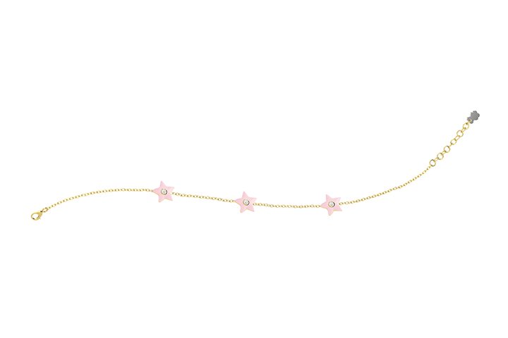 Nanán Bracciale Stelle Rosa Argento Ultimo giorno