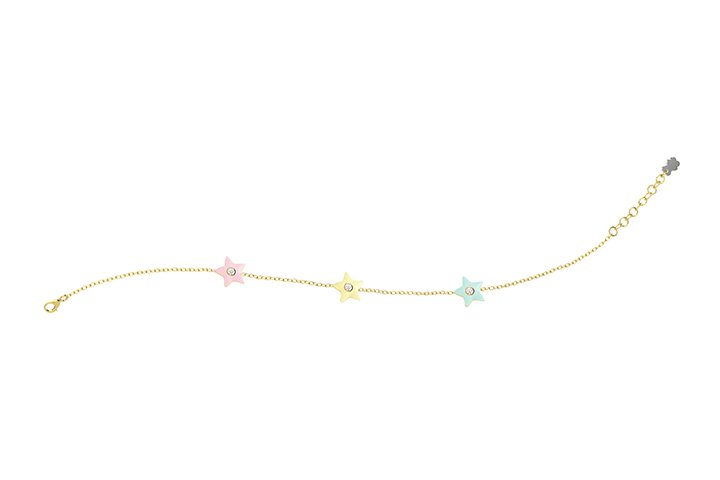 Nanán Bracciale Stelle Colorate Argento Fino al 50% di sconto