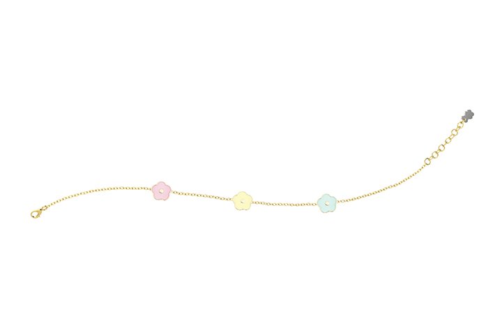 Nanán Bracciale Fiori Colorati Argento Fino al 65% di sconto