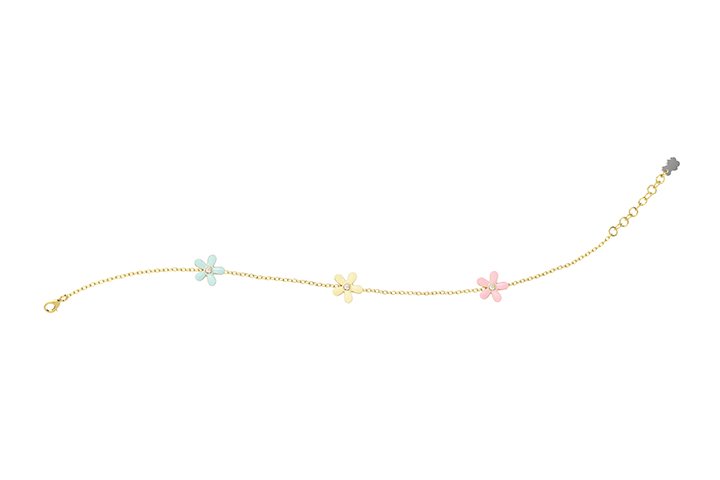 Nanán Bracciale Margherite Colorate Argento Only for today