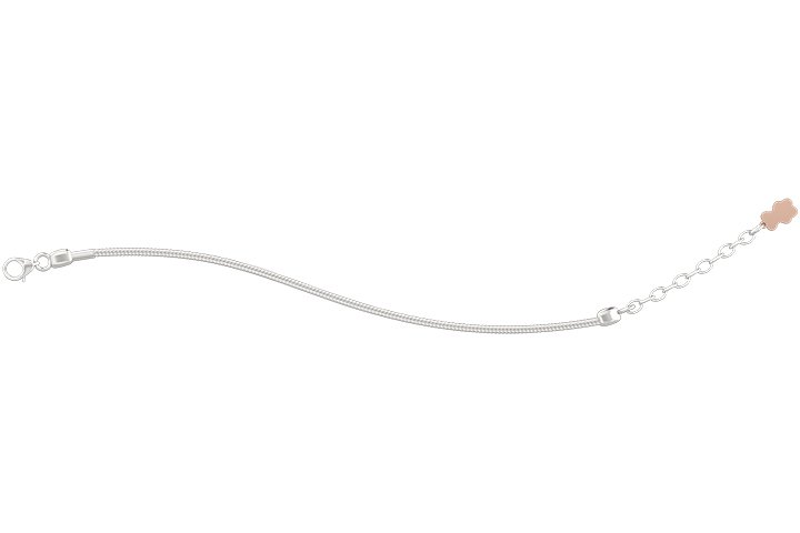 Nanán Bracciale Cursore Misura II - Ag 925 Enormi sconti