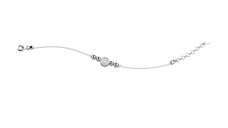 Nanán Bracciale Argento 925 - Col Bianco Sottocosto