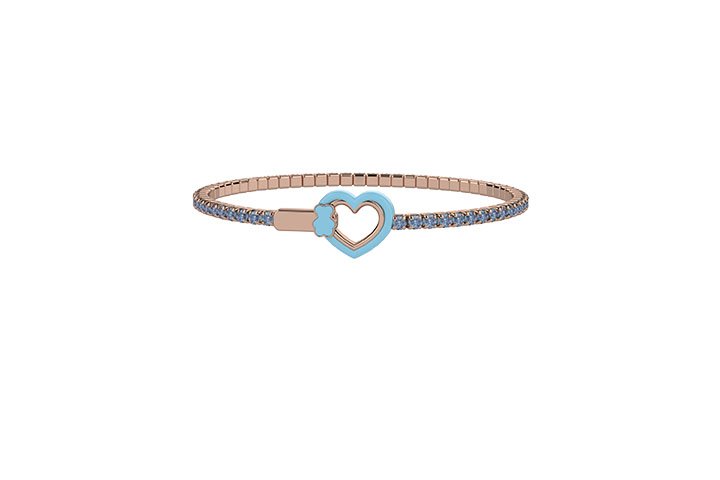 Nanán Bracciale Tennis BIMBO/A azzurro