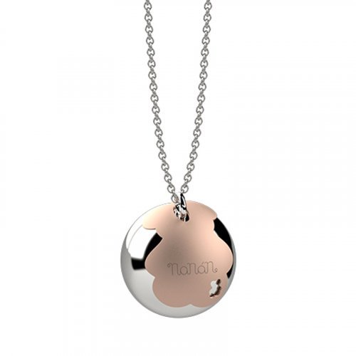Nanán Chiama Angeli Ag 925 Con Sfera In Metallo e Orsetto Offerta speciale