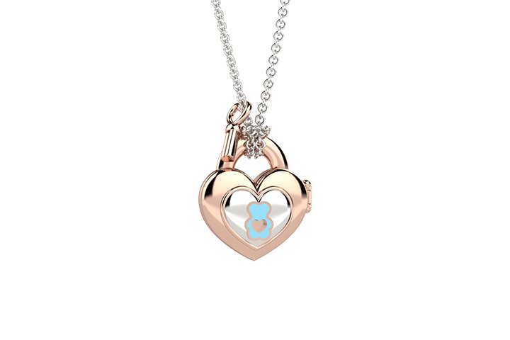 Nanán Pendente "Portami con te" cuore azzurro Latest fashion