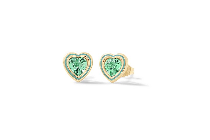 Nanán Orecchini Cuore Brillante Acqua Fino al 55% di sconto