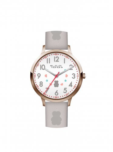 Nanán Orologio bambino bianco - gold rose