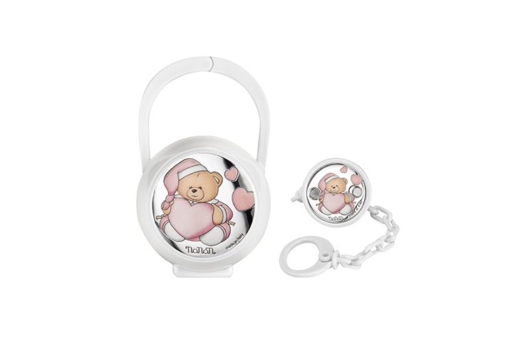 Nanán Set Portaciuccio e Catenella Rosa Negozi Online