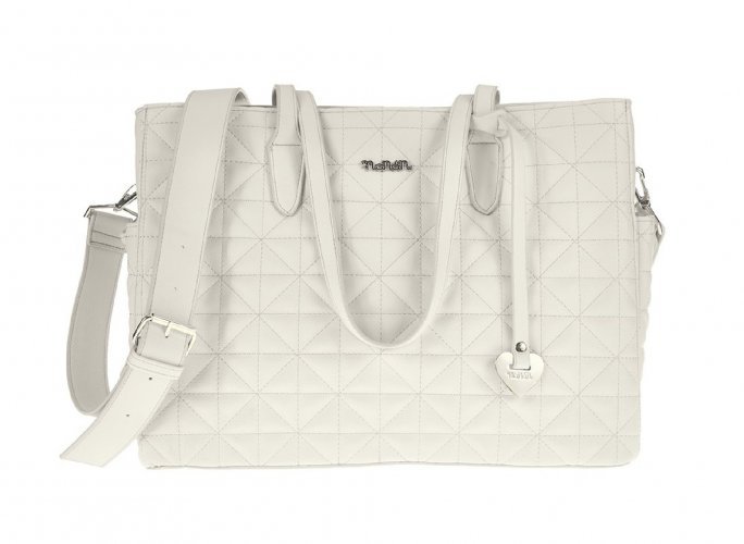 Nanán Borsa Mamma con manici Bianca