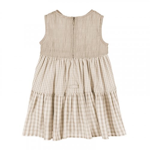 Nanán Abito 3 Balze Beige Fornitura limitata