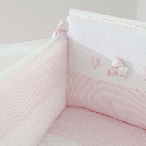 Nanán Set Piumone e Paracolpi 4pz Bombo Rosa Offerte giornaliere