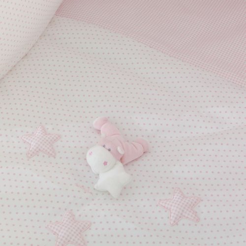 Nanán Set Piumone e Paracolpi 4pz Bombo Rosa Offerte giornaliere