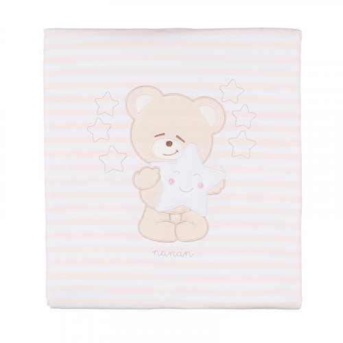 Nanán Coperta Rigata Rosa Offerta settimanale
