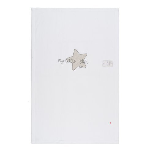 Nanán Coperta letto in pile "My little star" con ricamo grigio 50% di sconto per tempo limitato