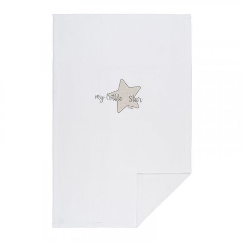 Nanán Coperta letto in pile "My little star" con ricamo grigio 50% di sconto per tempo limitato