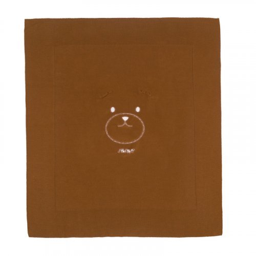 Nanán Coperta in filo c/orsetto beige Spedizione Gratuita