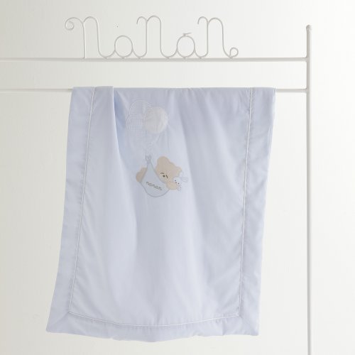 Nanán Coperta Per Lettino Azzurra