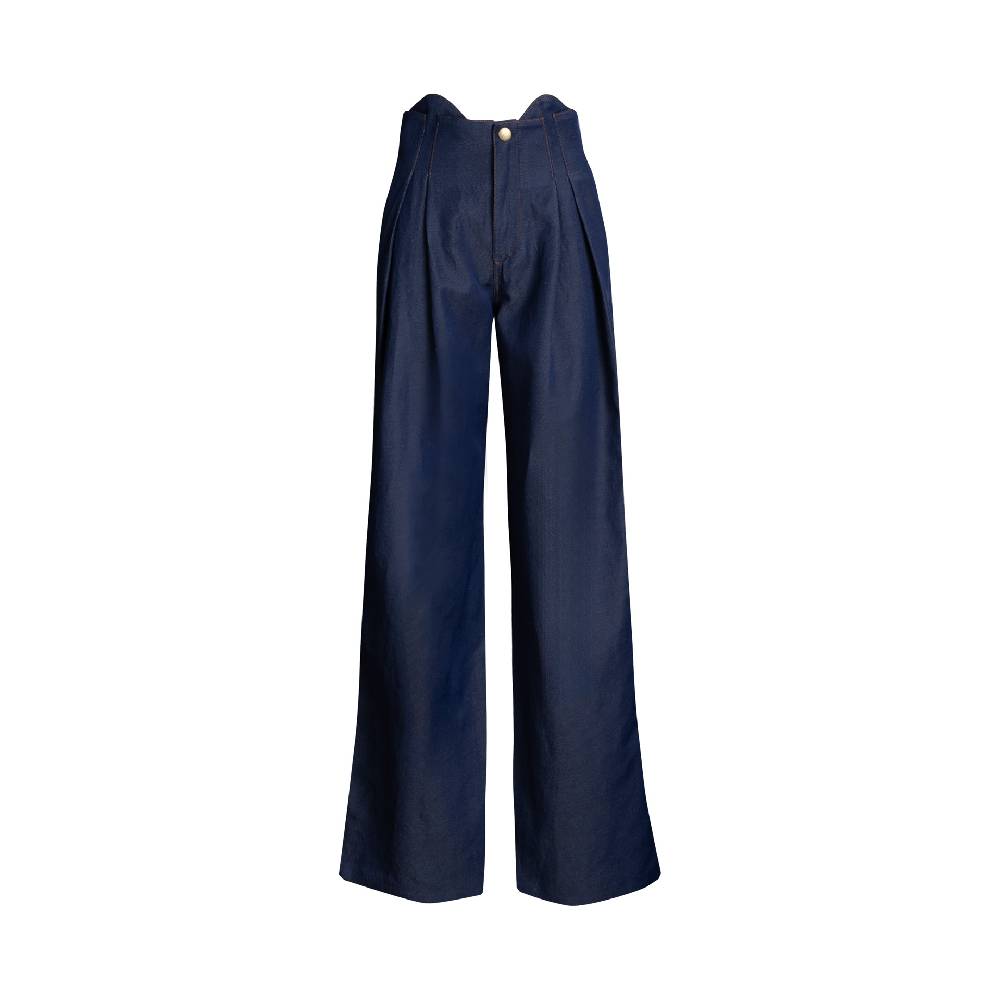 Nineminutes REVERSIBLE – THE NEW WIDE BLUE DENIM Vendite Flash