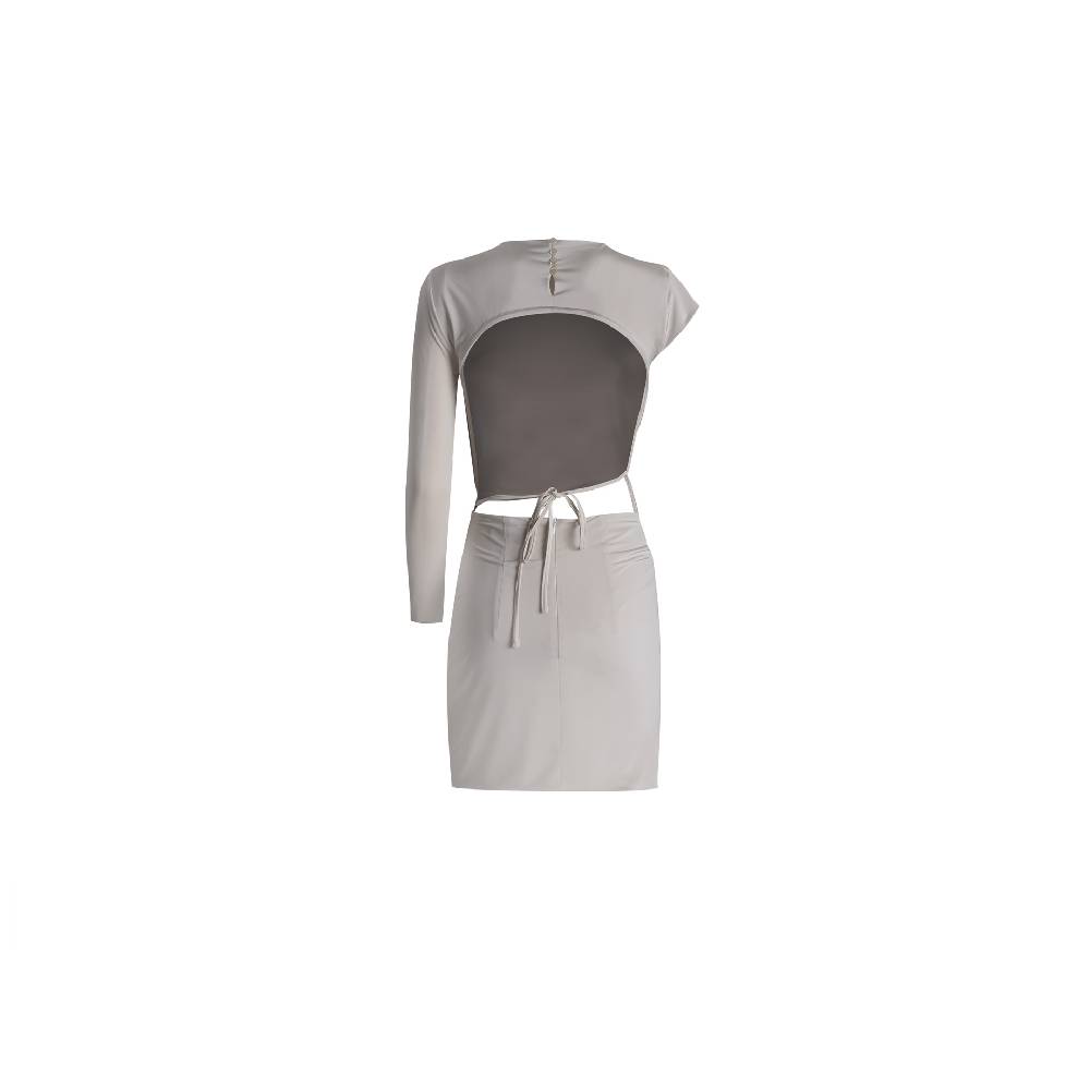 Nineminutes REVERSIBLE – THE BIBI DRESS LYCRA SAND Prezzo Ridotto