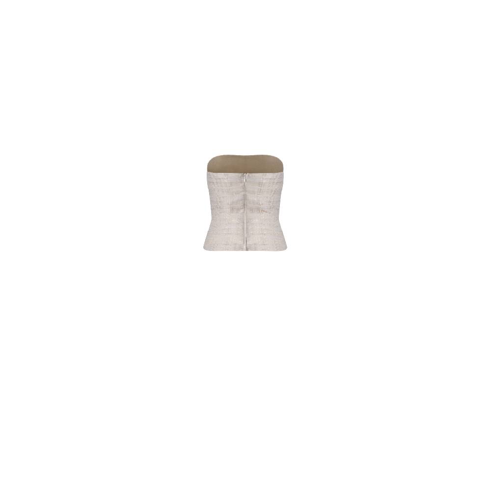 Nineminutes REVERSIBLE – THE LUCY TOP GOLD LINEN Novità
