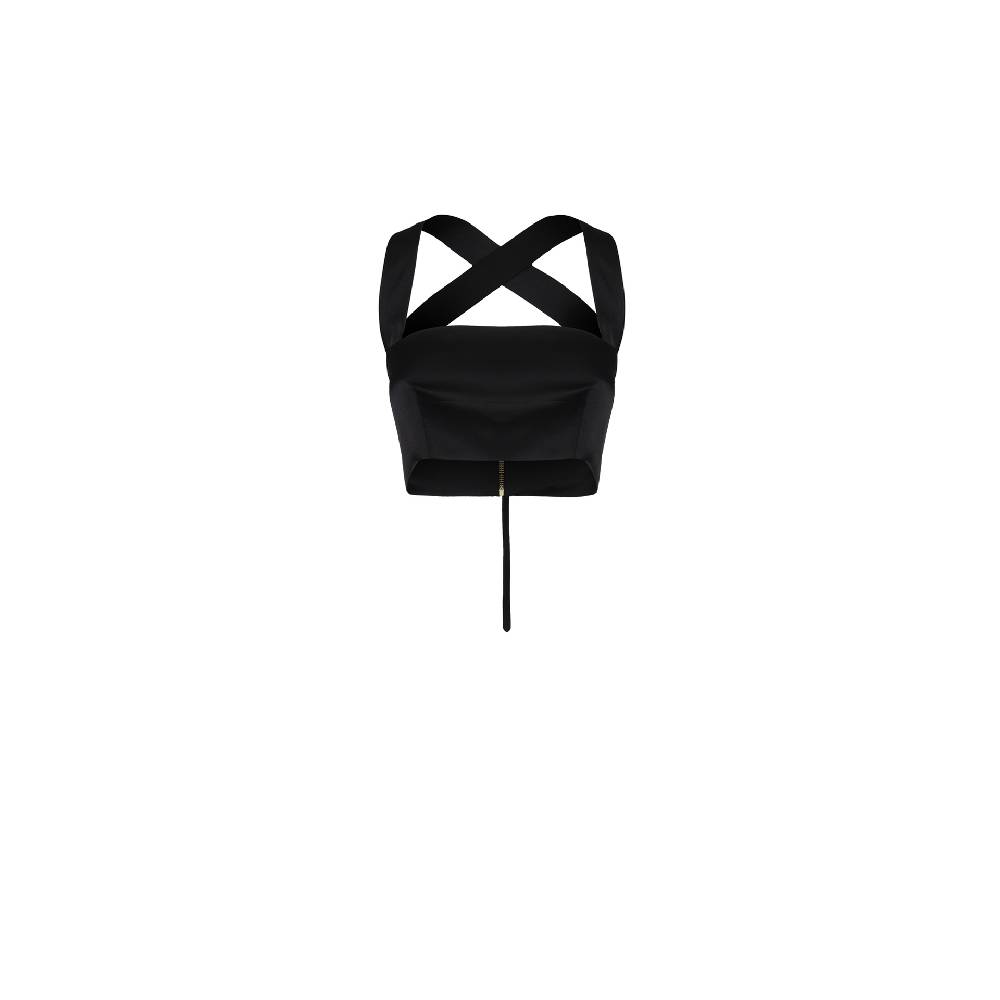 Nineminutes IMNOTPERFECT – THE NIKI TOP BLACK Economico