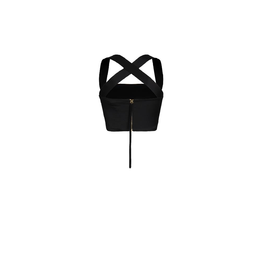 Nineminutes IMNOTPERFECT – THE NIKI TOP BLACK Economico