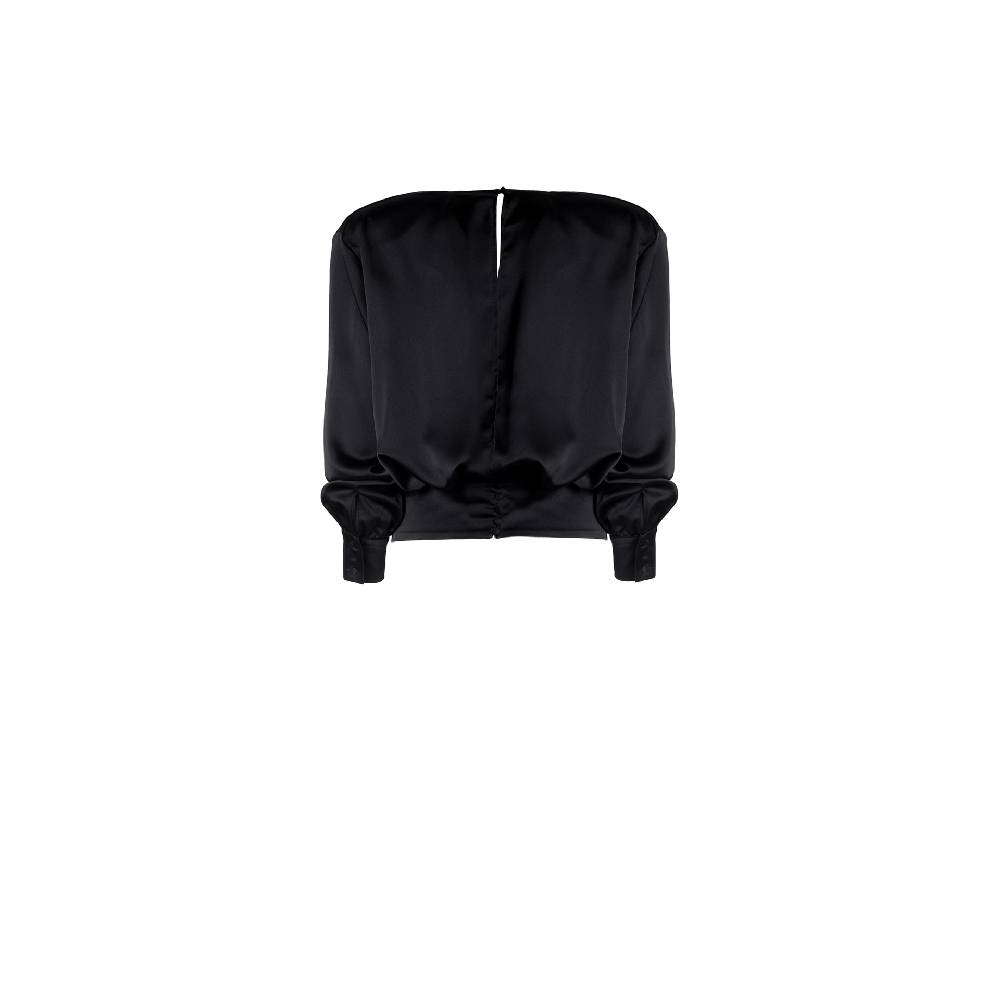 Nineminutes FW22.23 -THE GINA TOP BLACK Economico