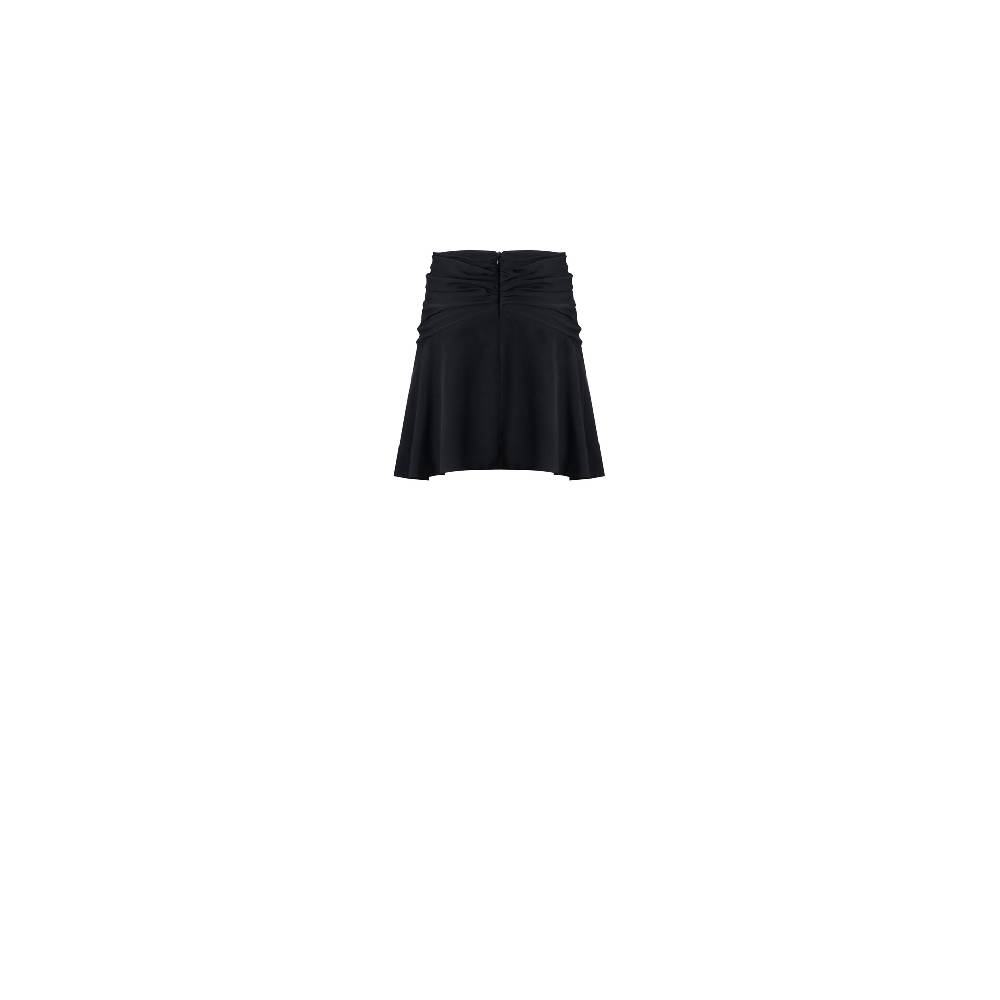 Nineminutes REVERSIBLE – THE BUTTERFLY SKIRT CREPE BLACK Nuova