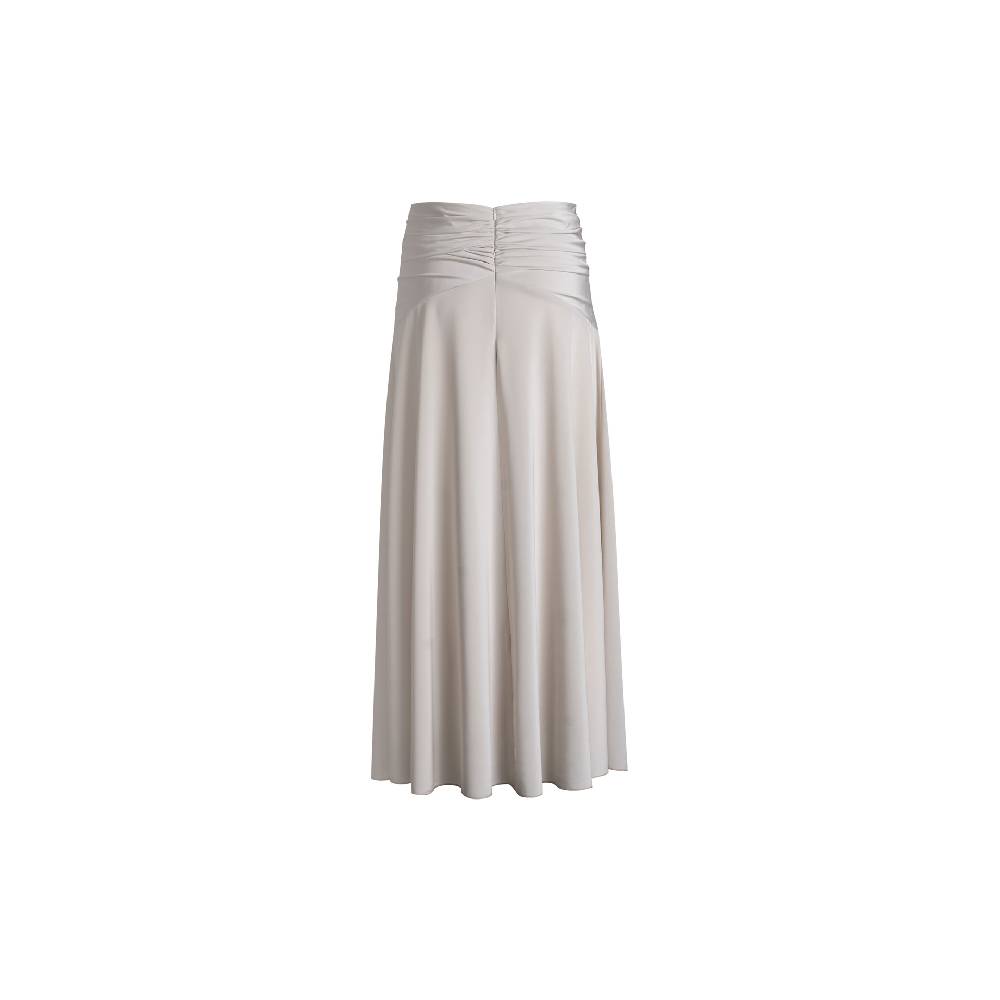 Nineminutes REVERSIBLE – THE BUTTERFLY SKIRT MIDI LYCRA SAND Qualità
