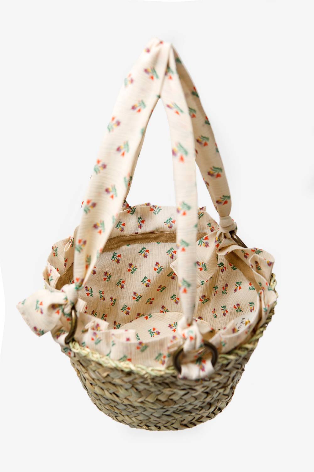 Kristina Ti CAPRI - Microflower mini straw bag Sconto