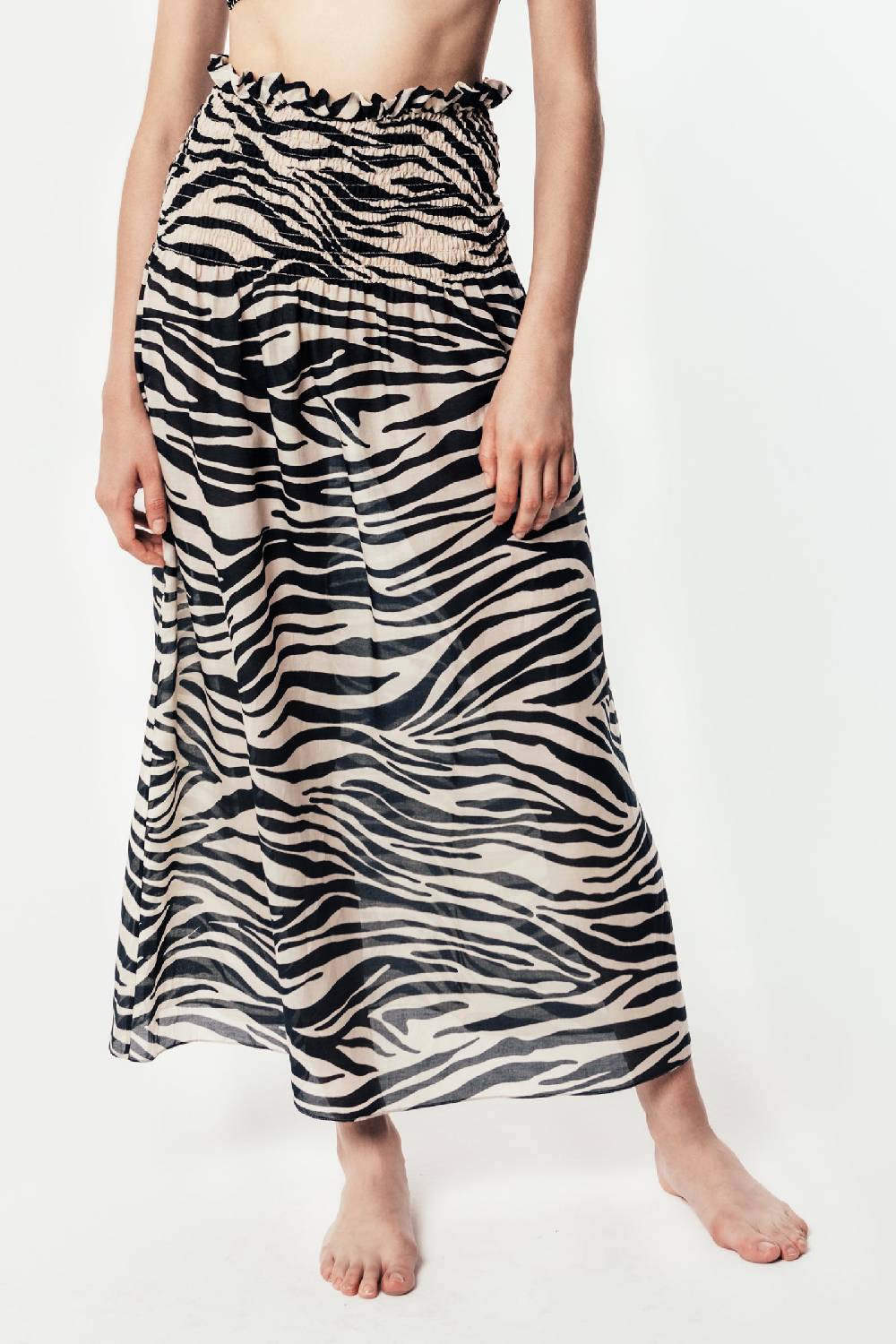 Kristina Ti MARCELA - Long animalier skirt Offerta