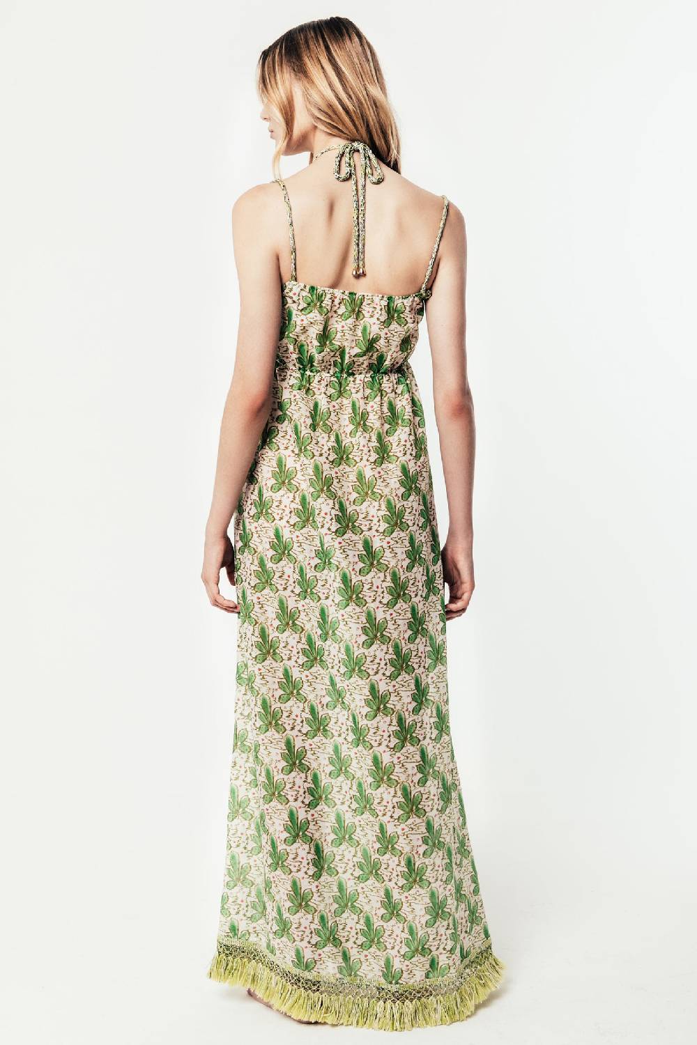 Kristina Ti CONSUELO - Long tropical dress Economico