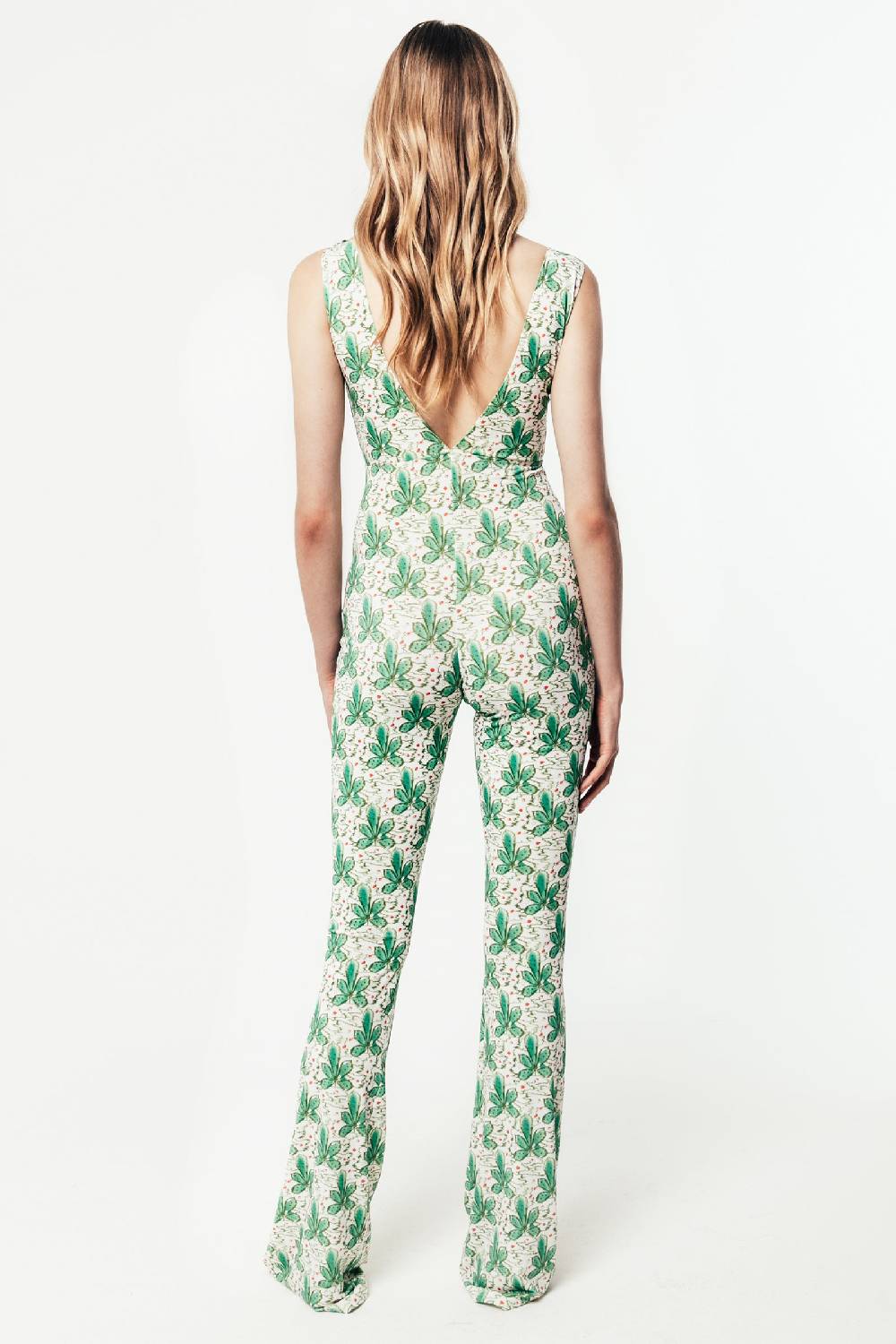 Kristina Ti ESTELA - Tropical jumpsuit In Vendita