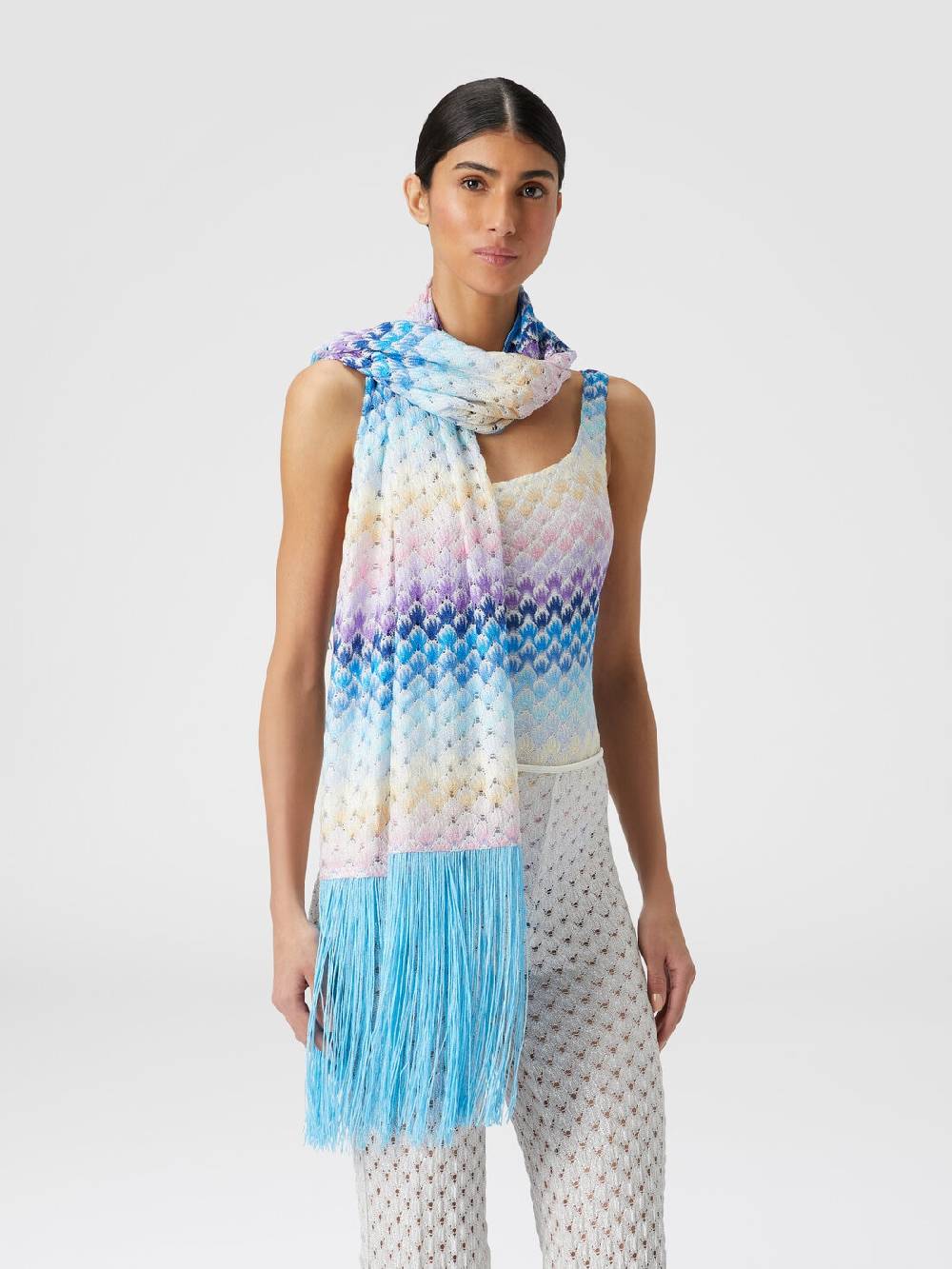 M Missoni Stola in viscosa lamé Flash Sale