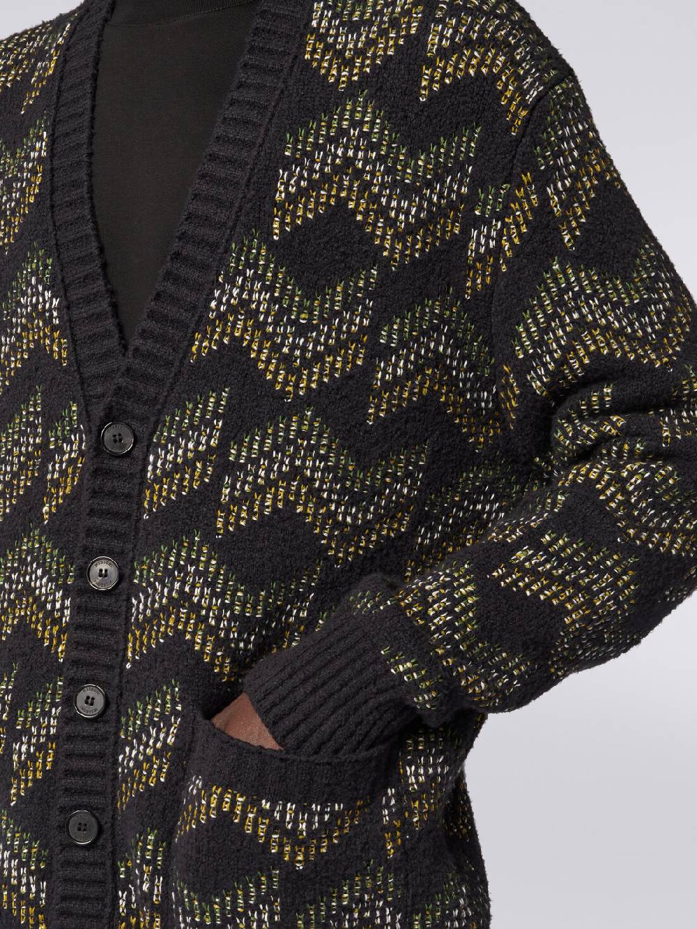 M Missoni Cardigan con scollatura a V in misto cotone Fornitura limitata