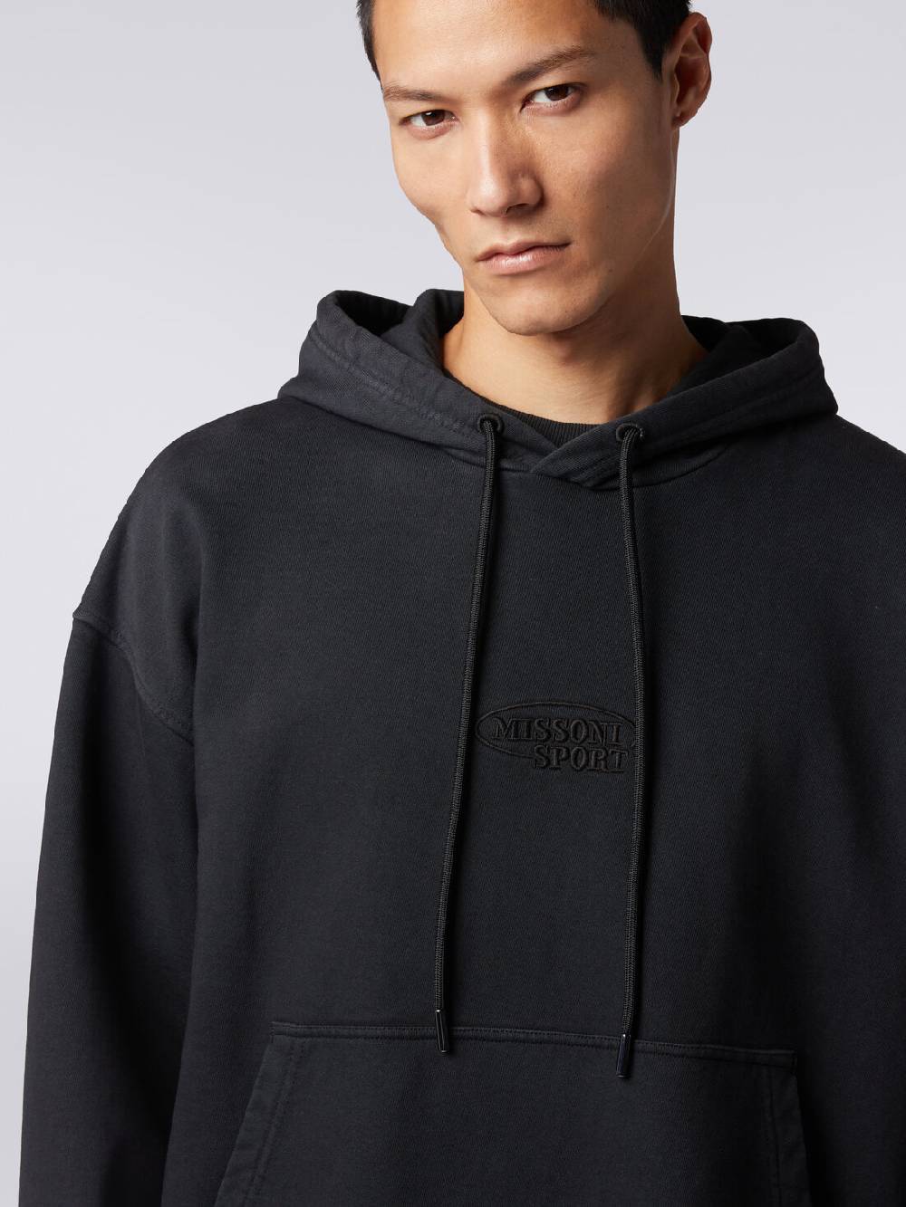 M Missoni Felpa in cotone con cappuccio e logo Super Saving Price