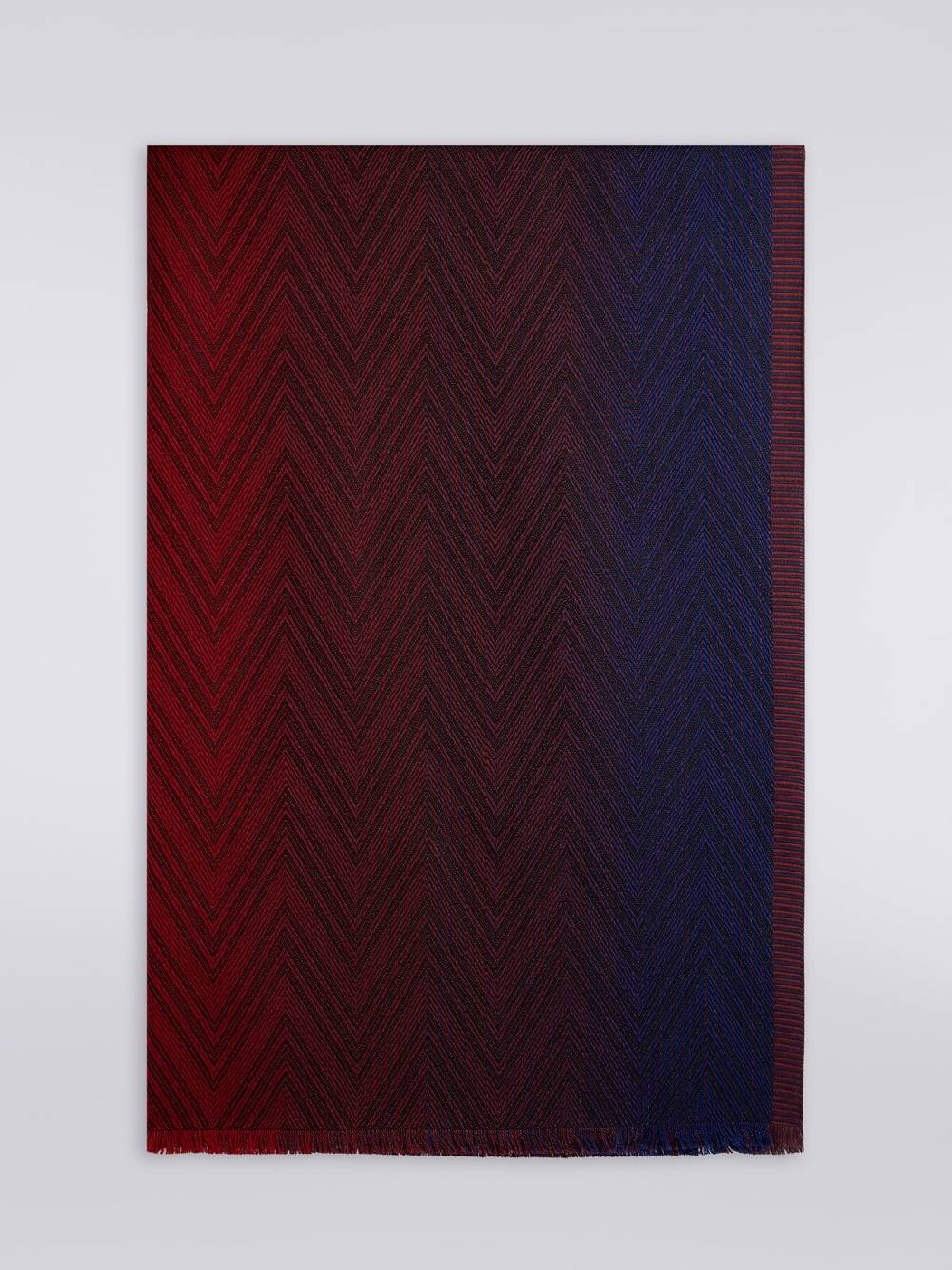 M Missoni Stola in maglia di viscosa e lana chevron con bordi sfrangiati Qualità Garantita