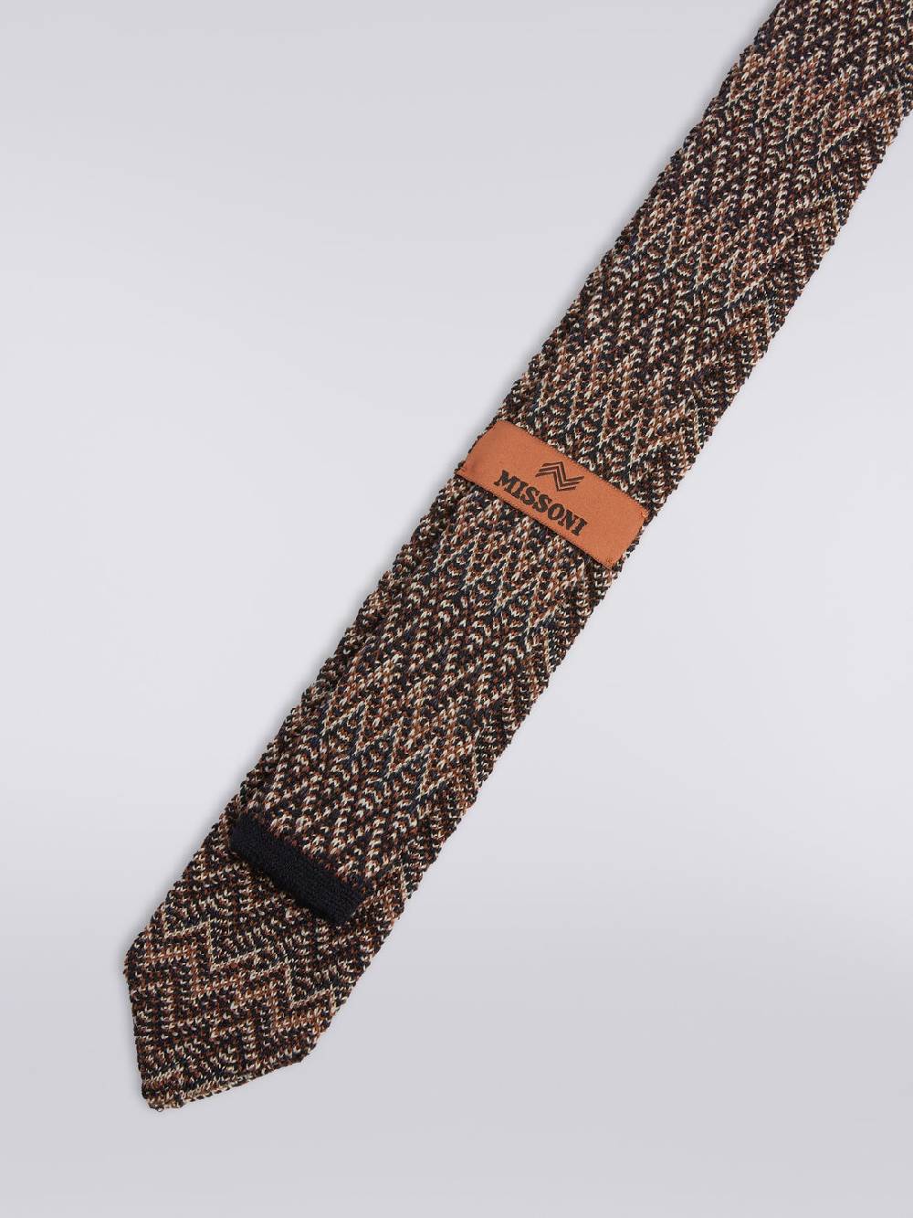 M Missoni Cravatta in lana e seta chevron Negozi Online