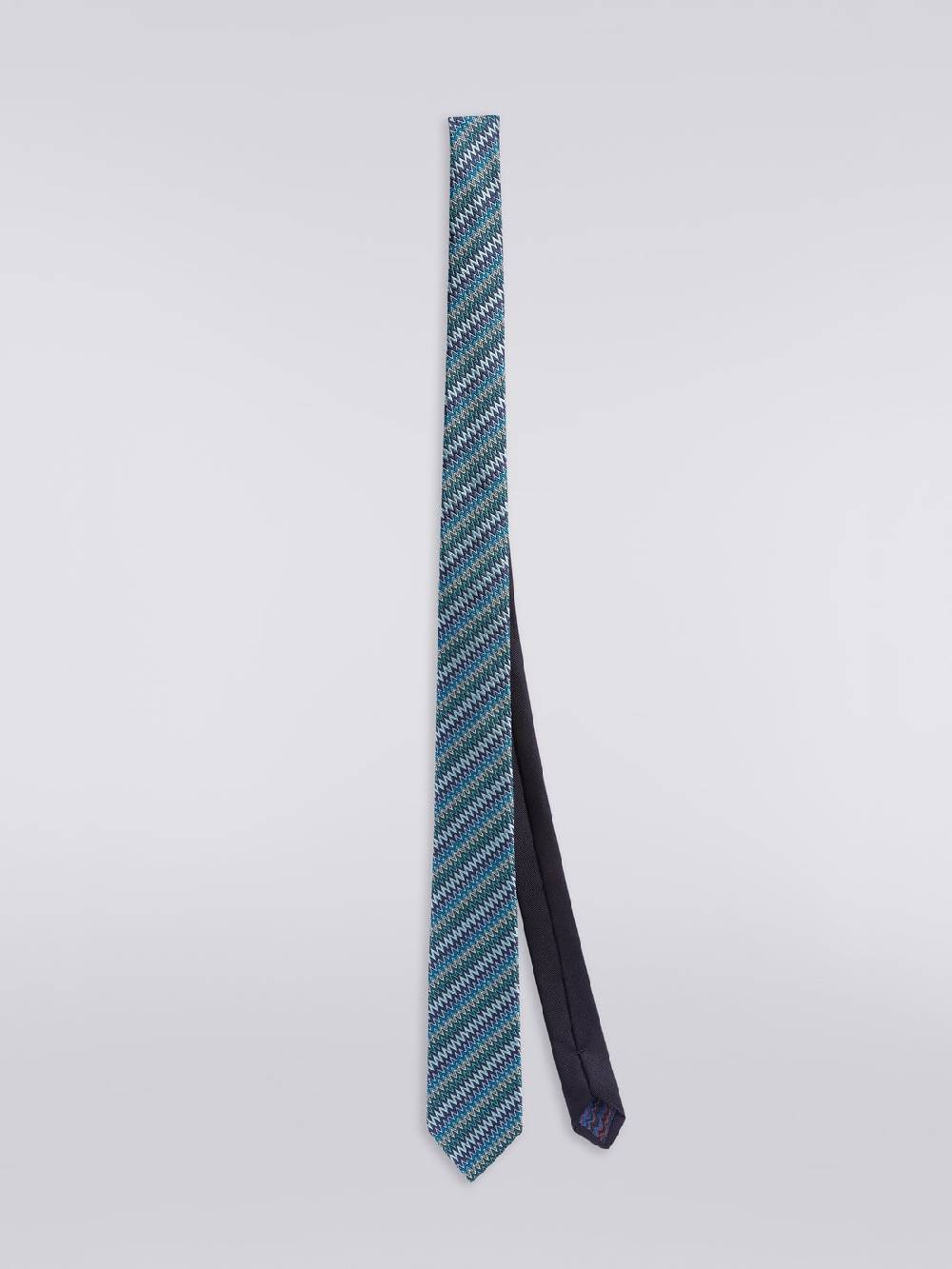 M Missoni Cravatta in seta zig zag Promozione Limitata