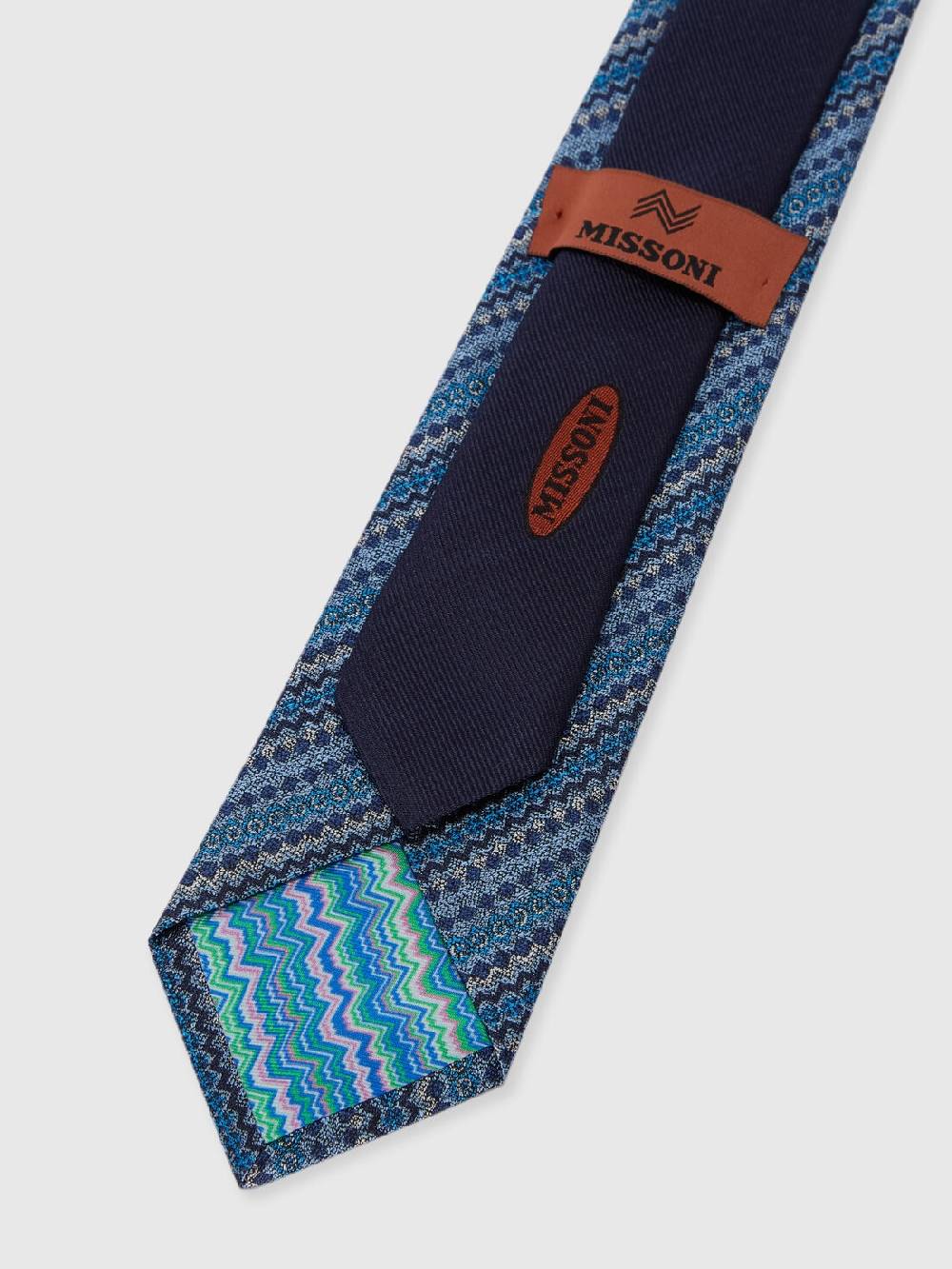 M Missoni Cravatta in seta multilavorata Fino Al -60%