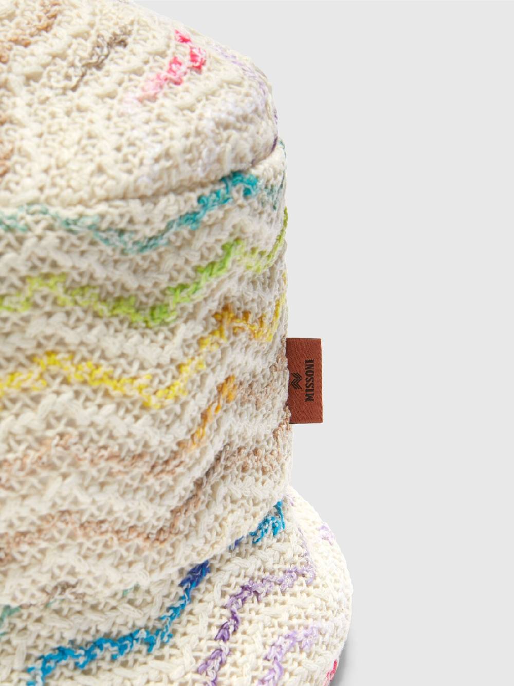 M Missoni Bucket hat in maglia di misto cotone chevron Shopping Online