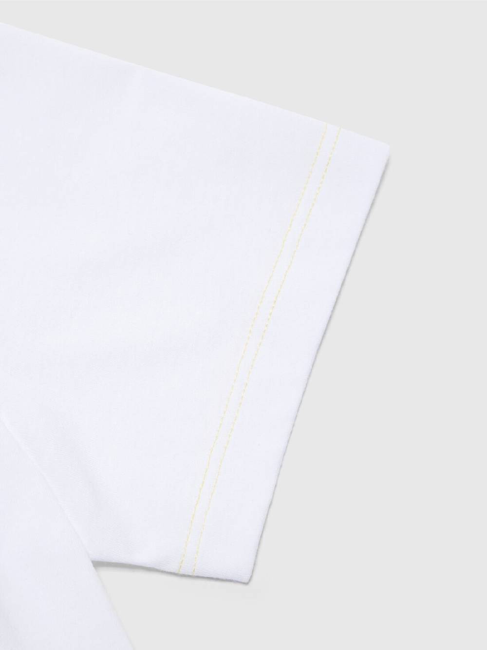 M Missoni Polo a maniche corte in cotone con inserti fiammati Sottocosto